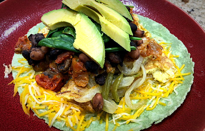 Vegetarian Tostada