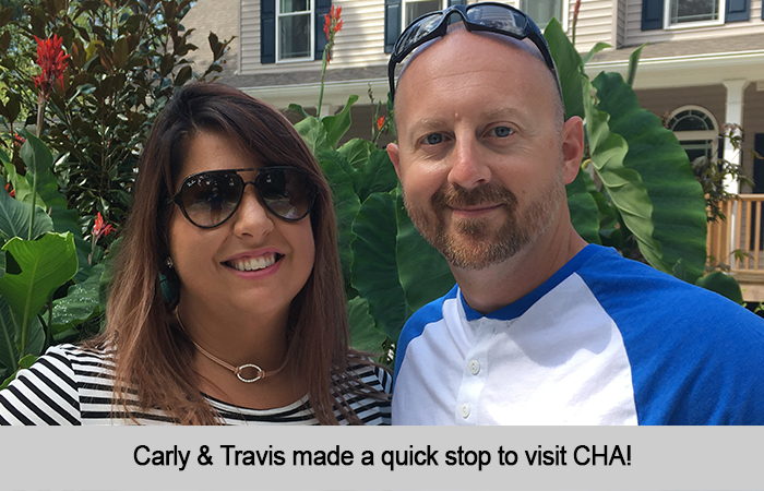 Carly and Travis at St Francis Cottage